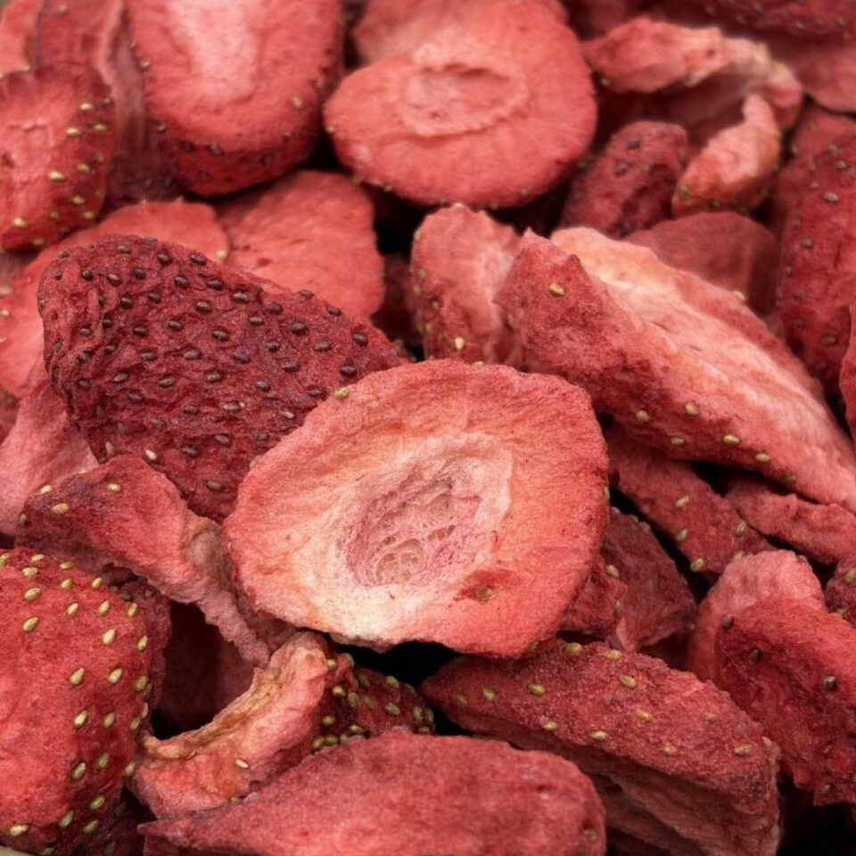 Fresas Liofilizadas en Rodajas 100% Naturales