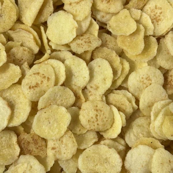 Chips de Clara de Huevo y Queso Curado