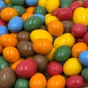 Cacahuetes Cubiertos de Chocolate con Leche de Colores