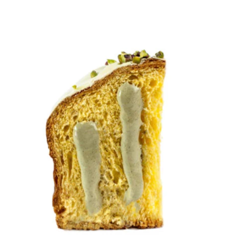 Panettone de Pistacho y Chocolate Blanco