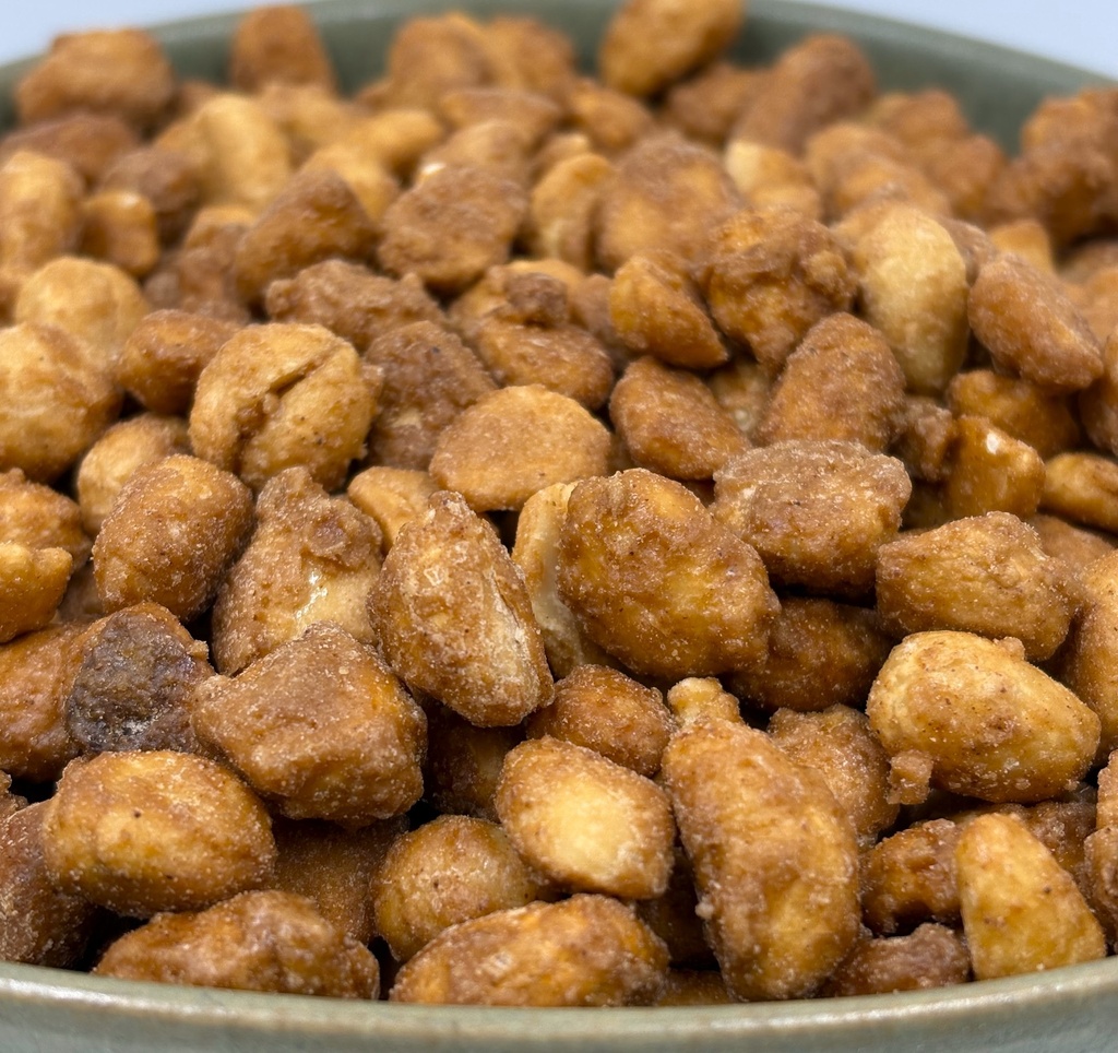 Honey Cinnamon Caramelized Peanuts