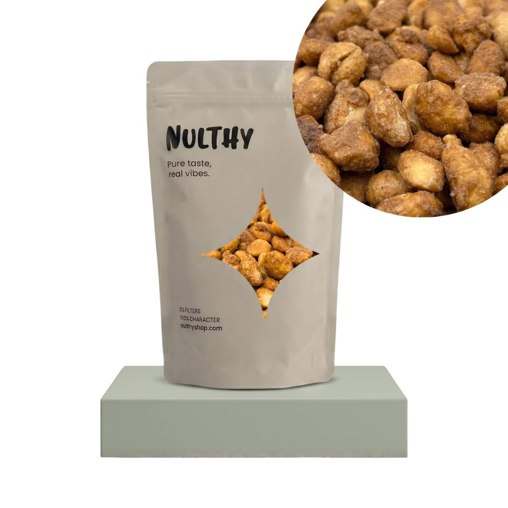 Honey Cinnamon Caramelized Peanuts