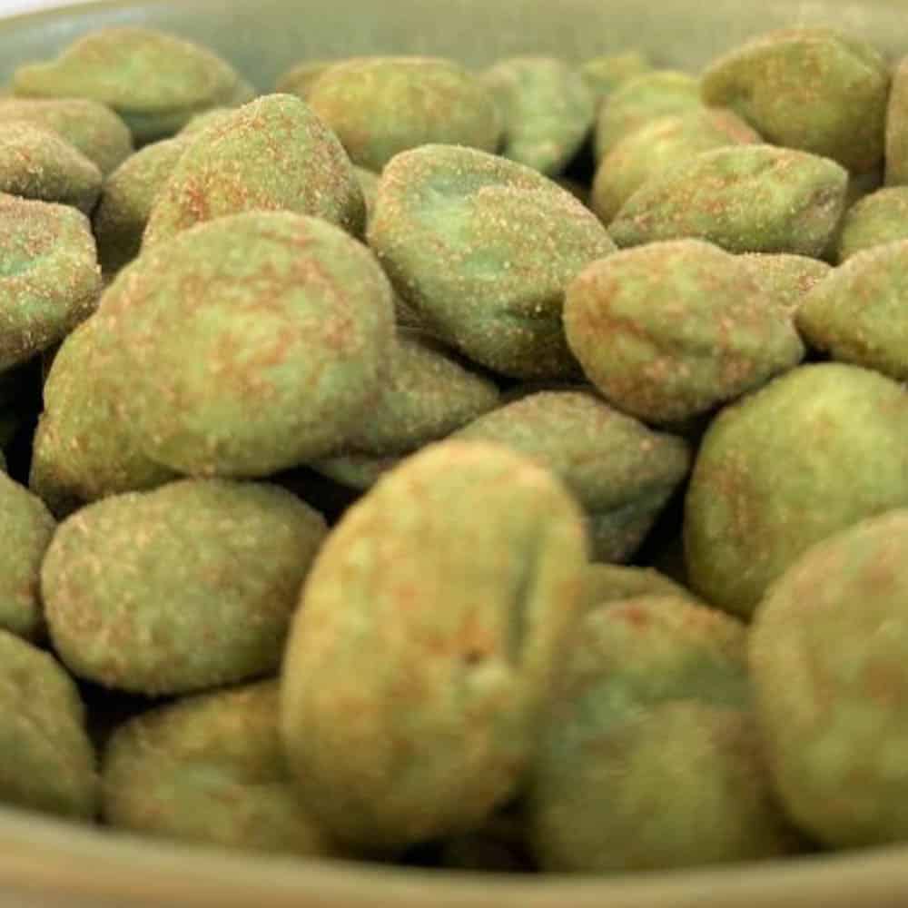 Raviolis au beurre de cacahuète et wasabi