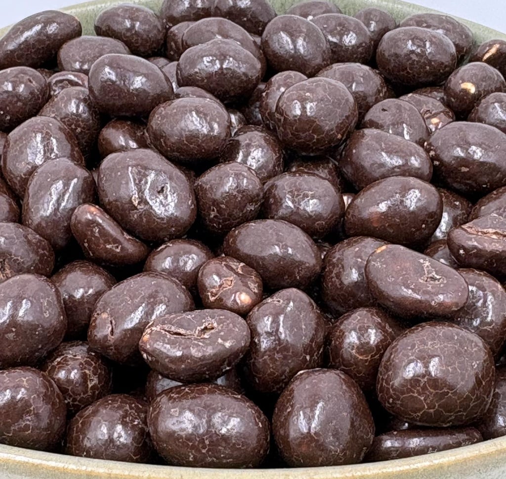 Cacahuètes enrobées de Chocolat Noir 