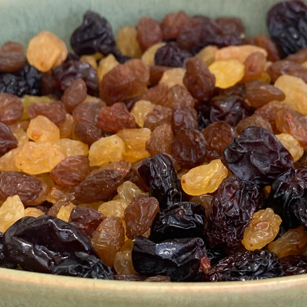 Mixed Raisins (Sultana, Golden, and Chile)