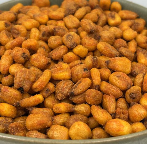 Maïs frit avec du chili