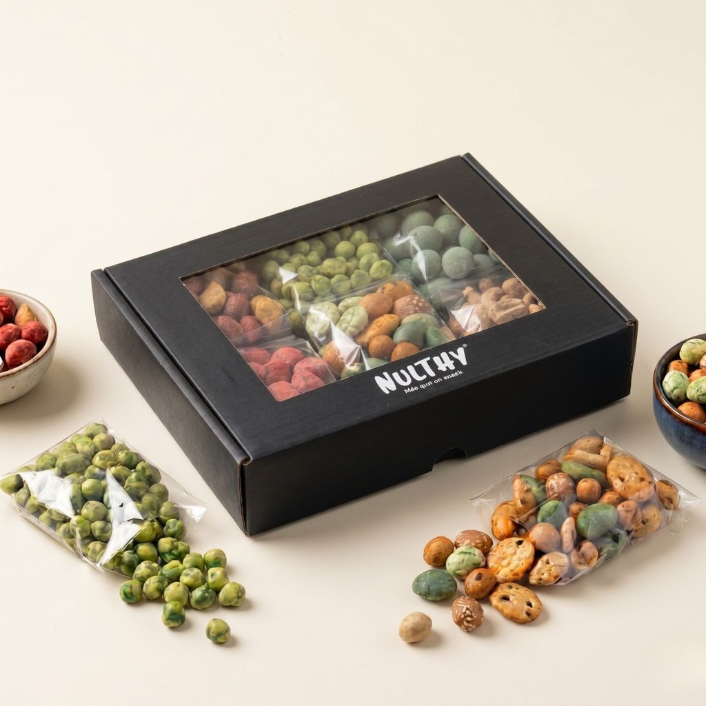 Box Wasabi : Assortiment de 6 Snacks Asiatiques Épicés