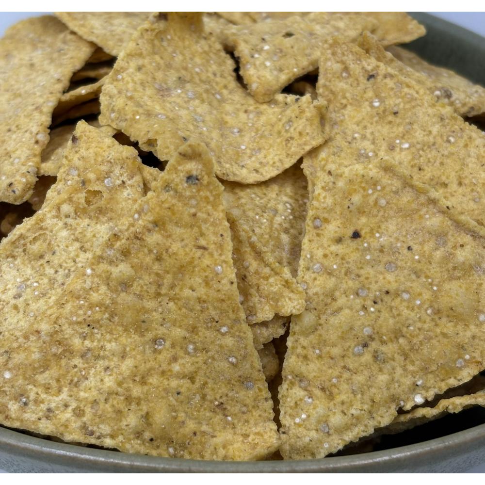Corn Nachos with Amaranth & Quinoa