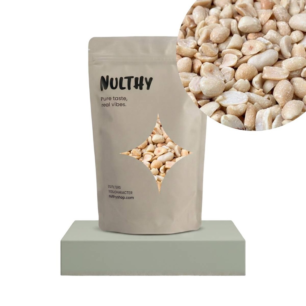 Organic Roasted Unsalted Blanched Peanuts