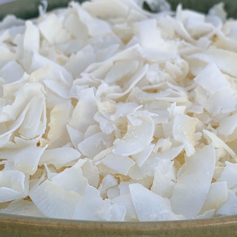 Chips de noix de coco déshydratées biologiques