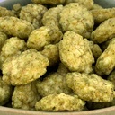 Biscuits de riz au curry vert