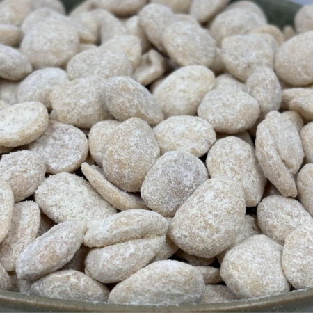 Almendra con jengibre y naranja